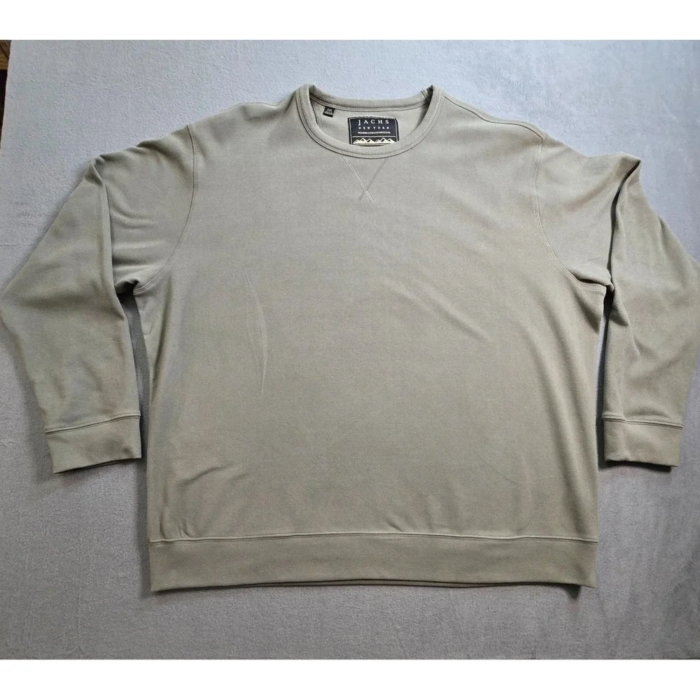 Jachs New York Fleece Pullover Men's 2XL Green Sweater Free Shipping
